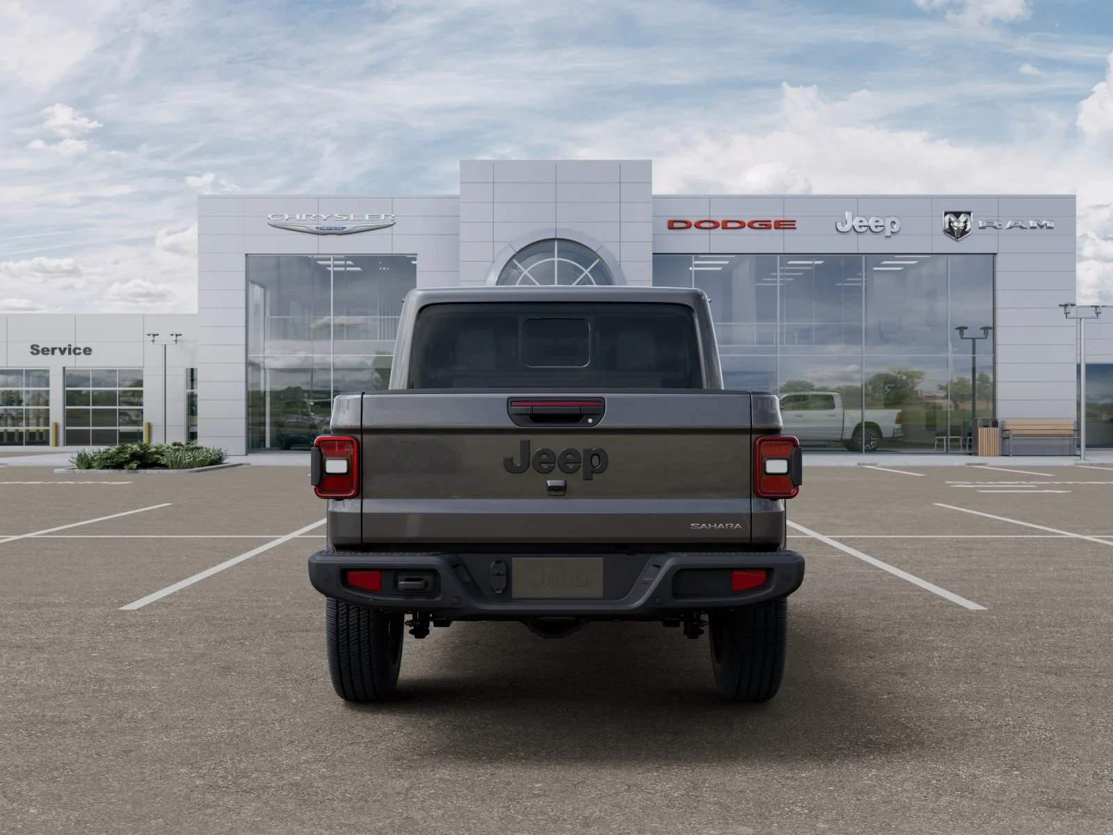 New 2026 Granite Crystal Metallic Clear-Coat Exterior Paint Jeep Sahara image 8