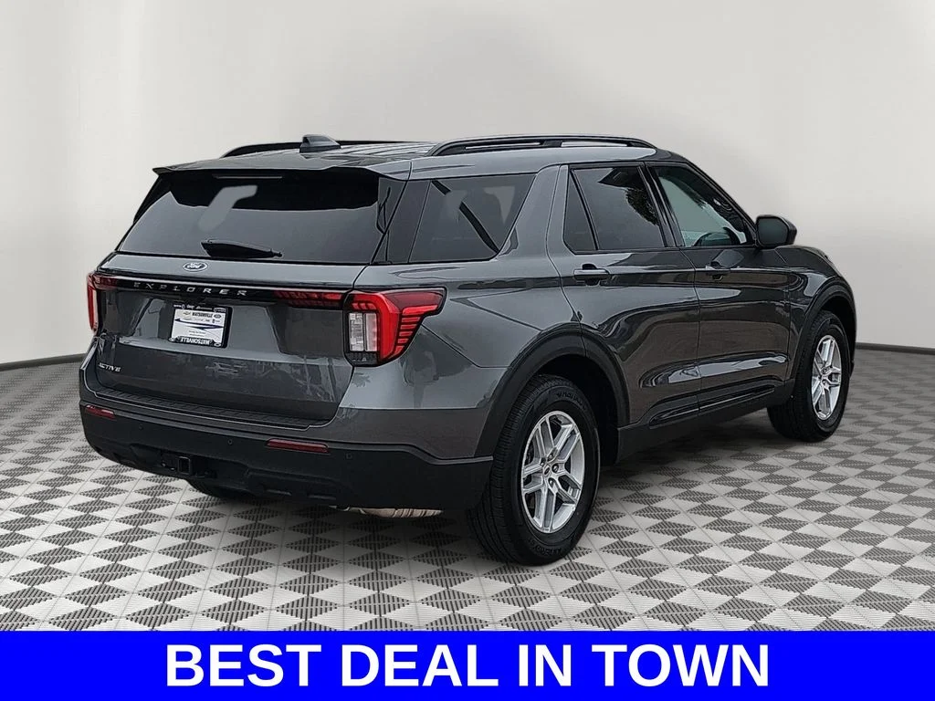New 2026 Carbonized Gray Metallic Ford Active image 3