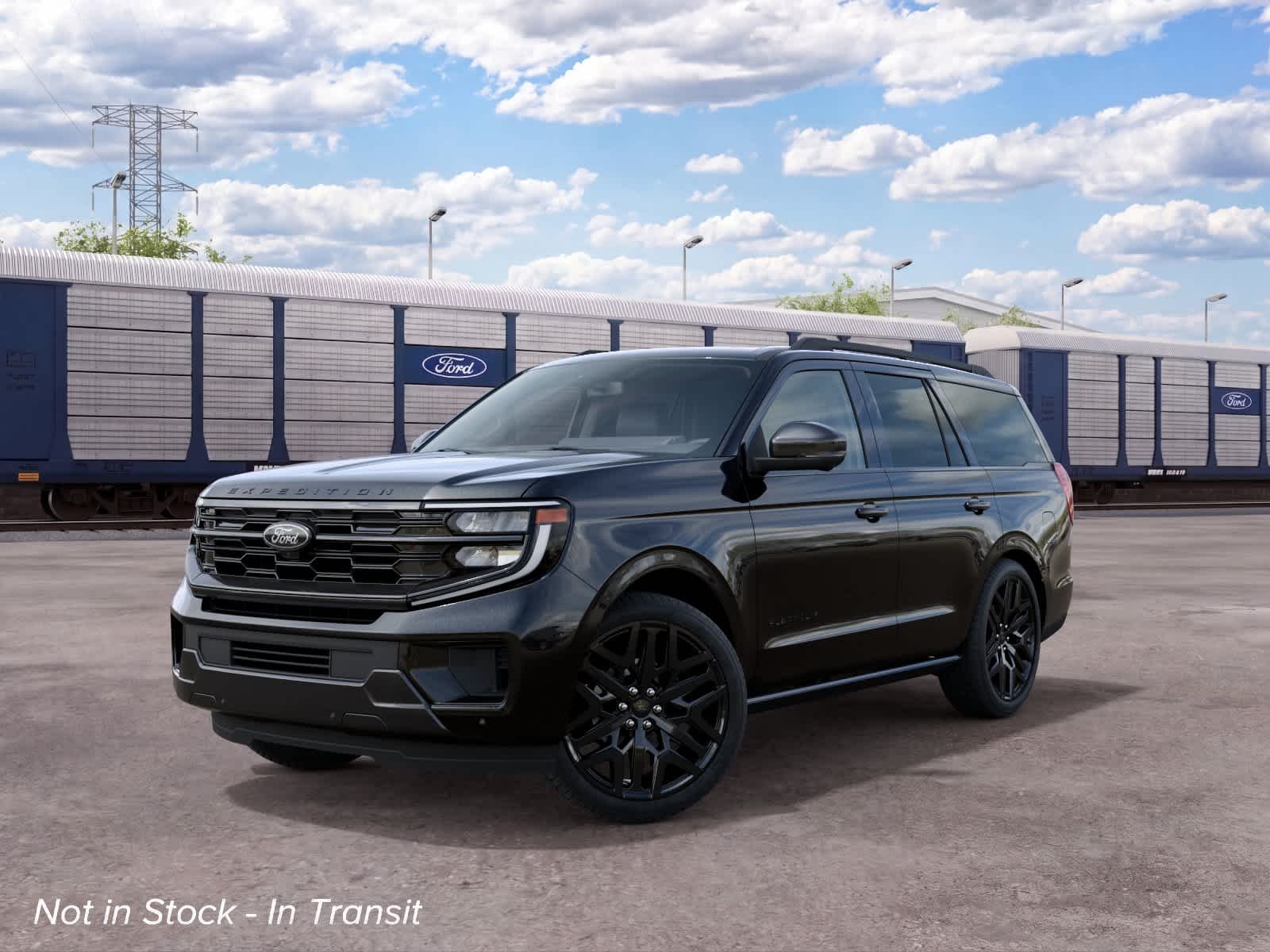 New 2027 Agate Black Metallic Ford Platinum image 2