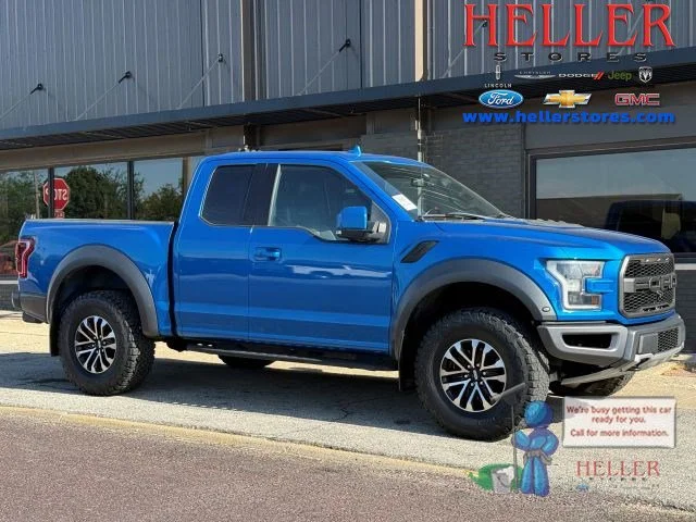 Used 2020 Blue Metallic Ford Raptor image 1