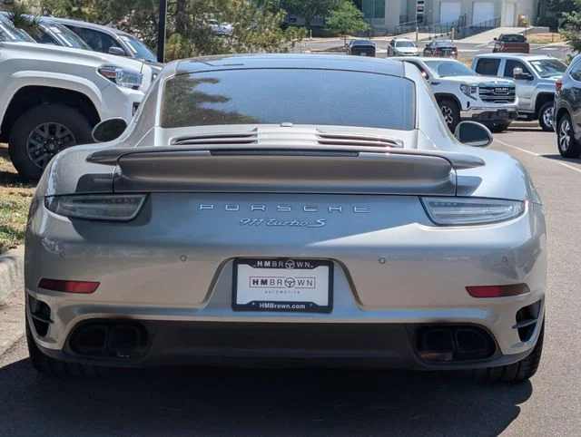 Used 2014 GT Silver Metallic Porsche Turbo S image 4