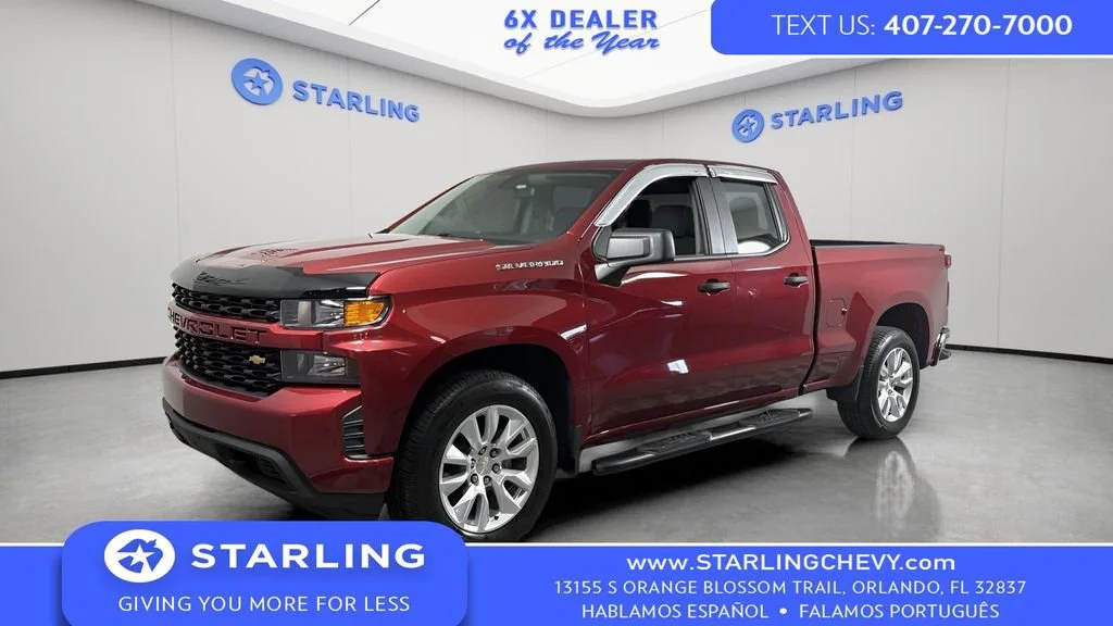 Certified Used 2019 CAJUN RED TINTCOAT Chevrolet Custom image 1