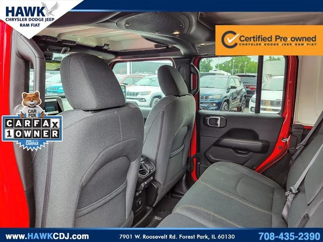 Certified Used 2025 Red Jeep Sahara 4xe image 11