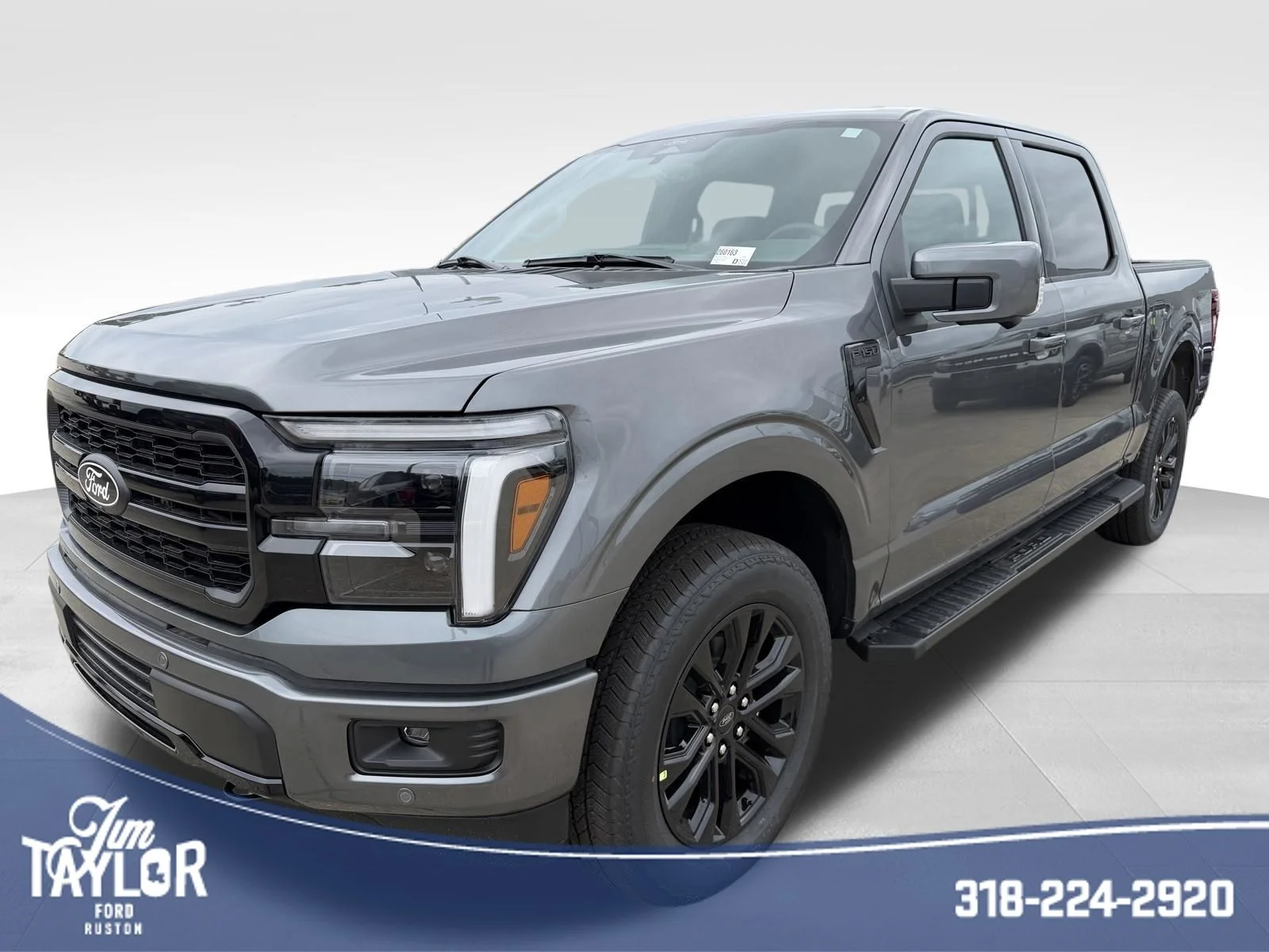 New 2026 Carbonized Gray Metallic Ford Lariat® image 1