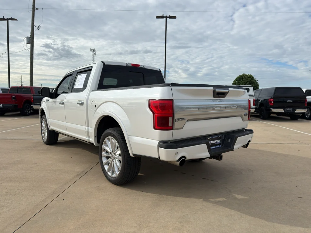Used 2019 White Platinum Metallic Tri-Coat Ford Limited image 8