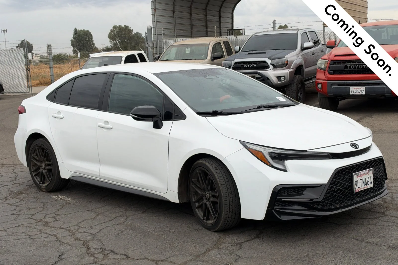 Used 2024 White Toyota SE Nightshade image 1