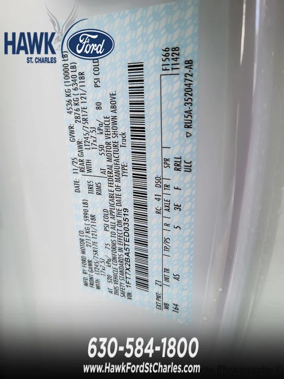 New 2026 Oxford White Ford F-250® XL image 15