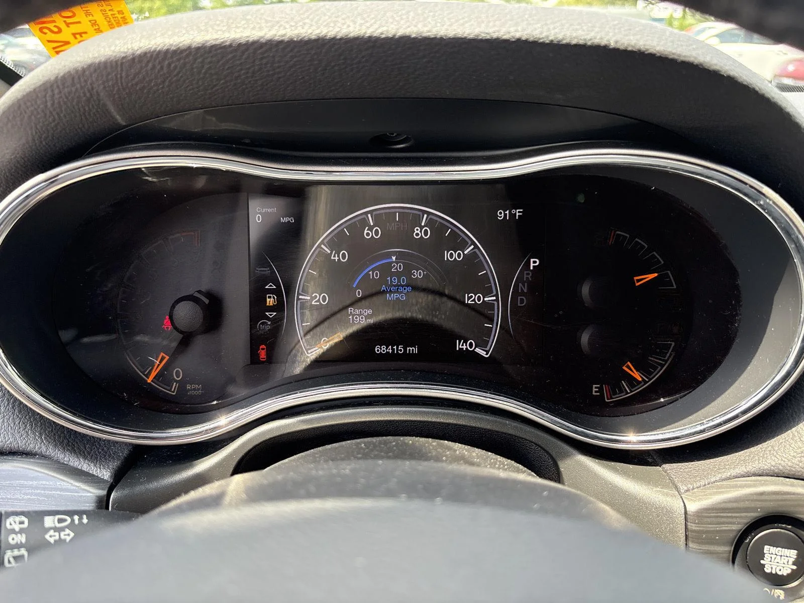 Used 2020 Diamond Black Crystal Pearl Jeep Laredo image 14