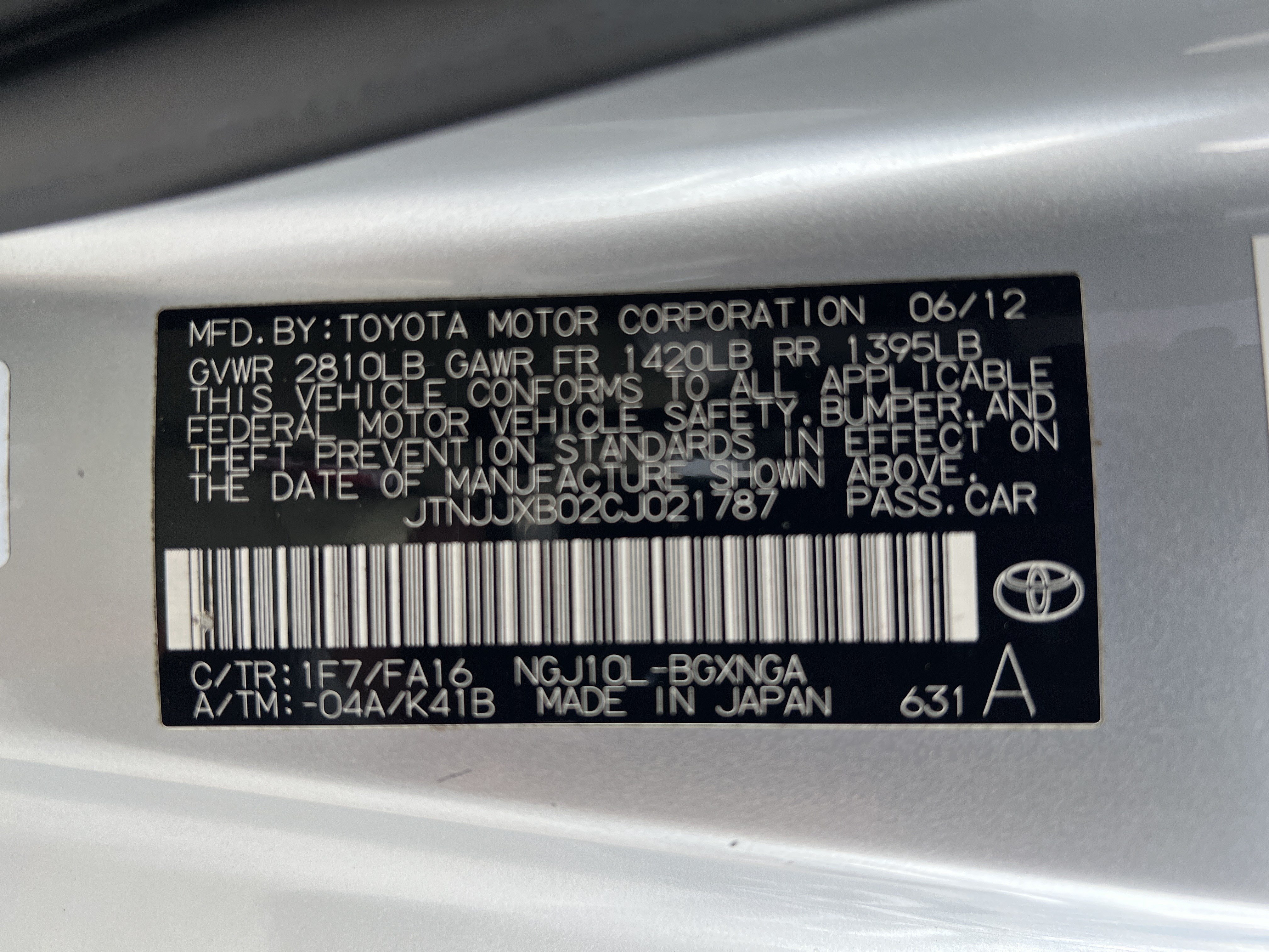 Used 2012 Classic Silver Metallic Scion  image 26