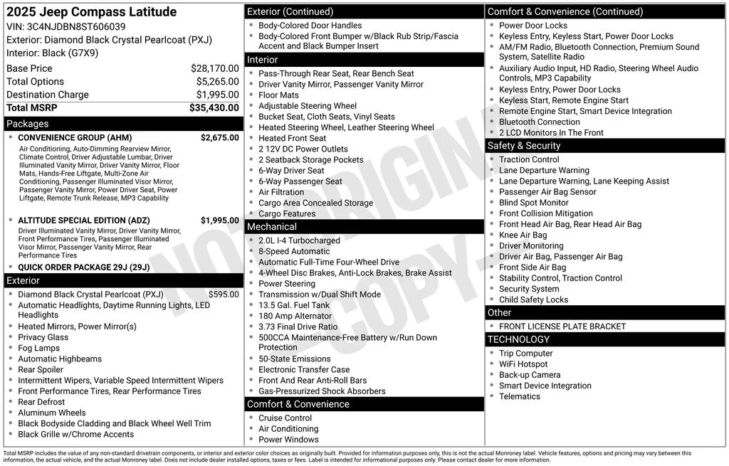 Used 2025 Black Jeep Latitude image 6