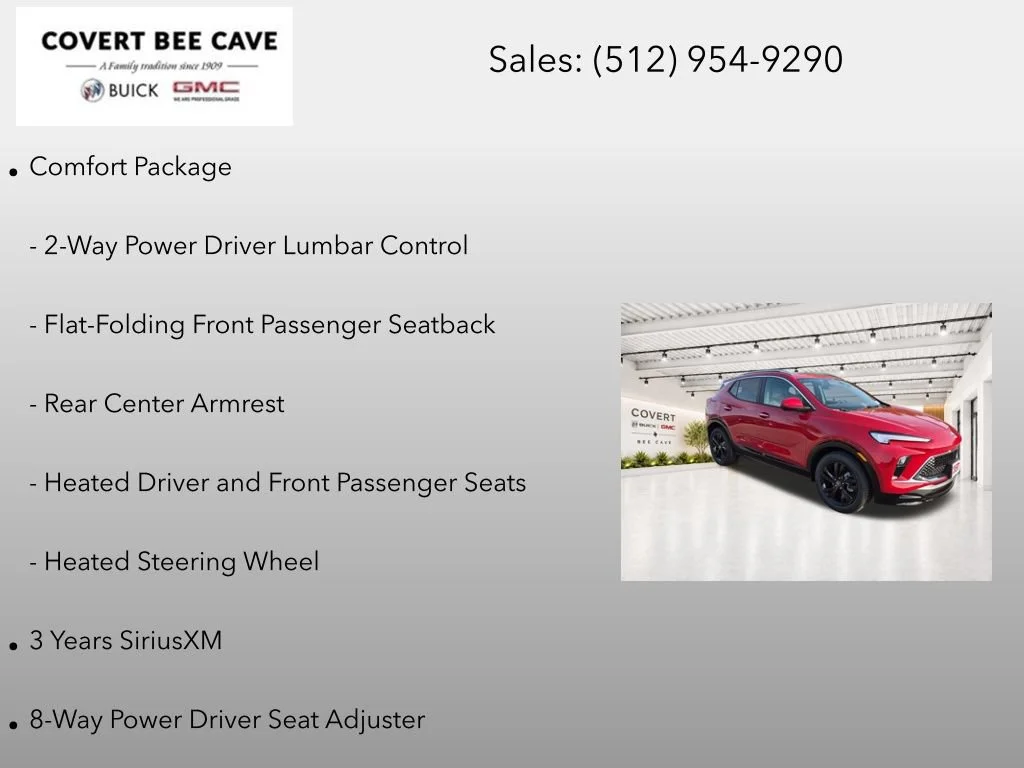 New 2026 Brilliant Red Buick Sport Touring image 13