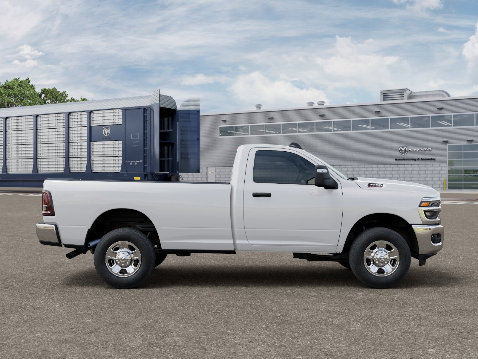 New 2026 Bright White Clear-Coat Exterior Paint RAM Tradesman image 13