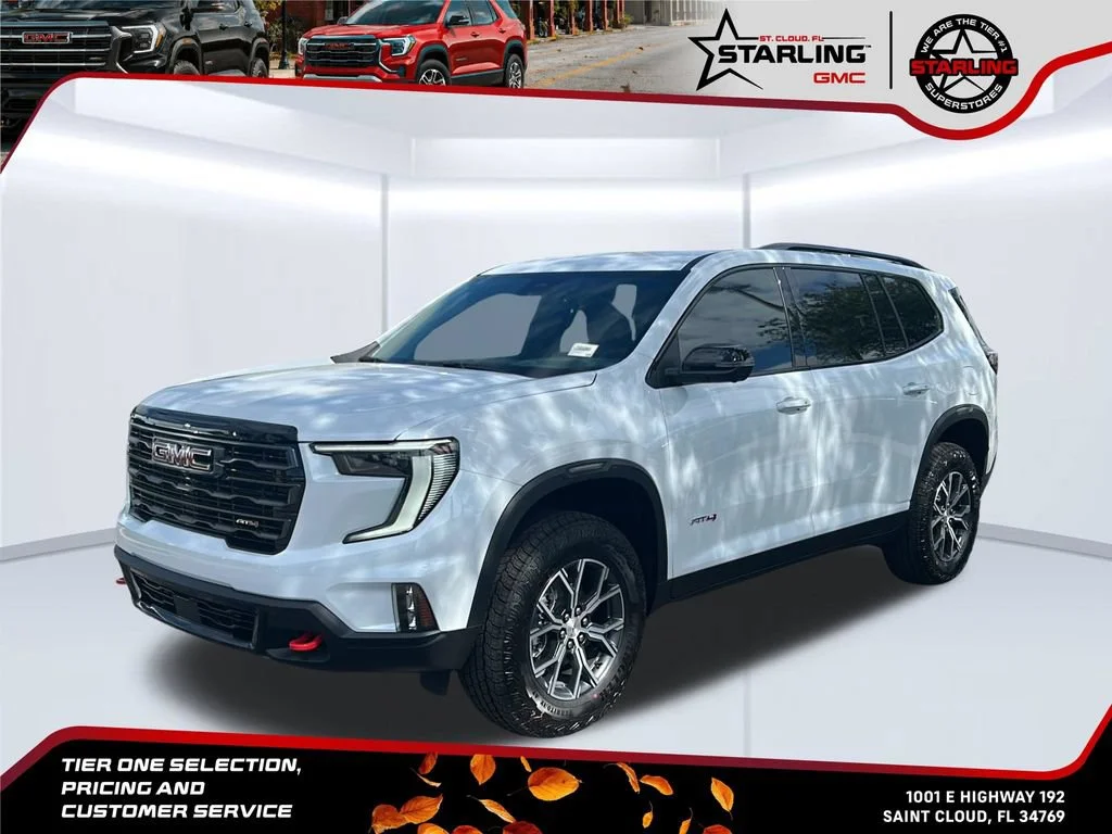 New 2026 Glacier White Tricoat GMC AT4 image 1