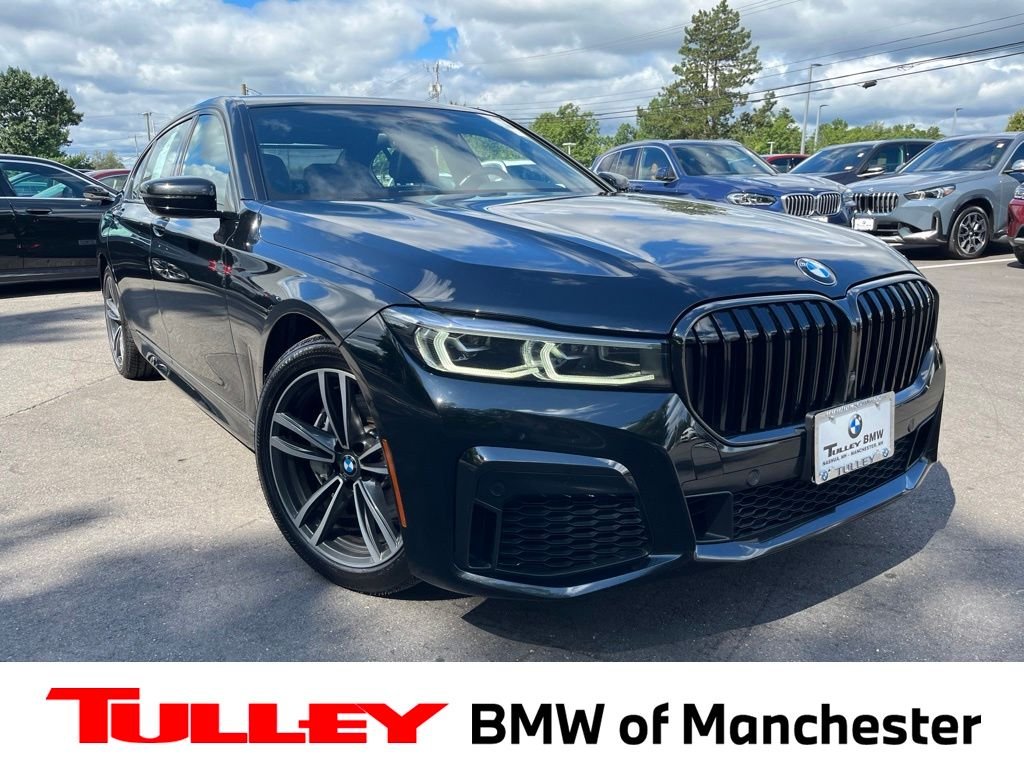 Certified Used 2022 Black Sapphire Metallic BMW 740i xDrive image 1
