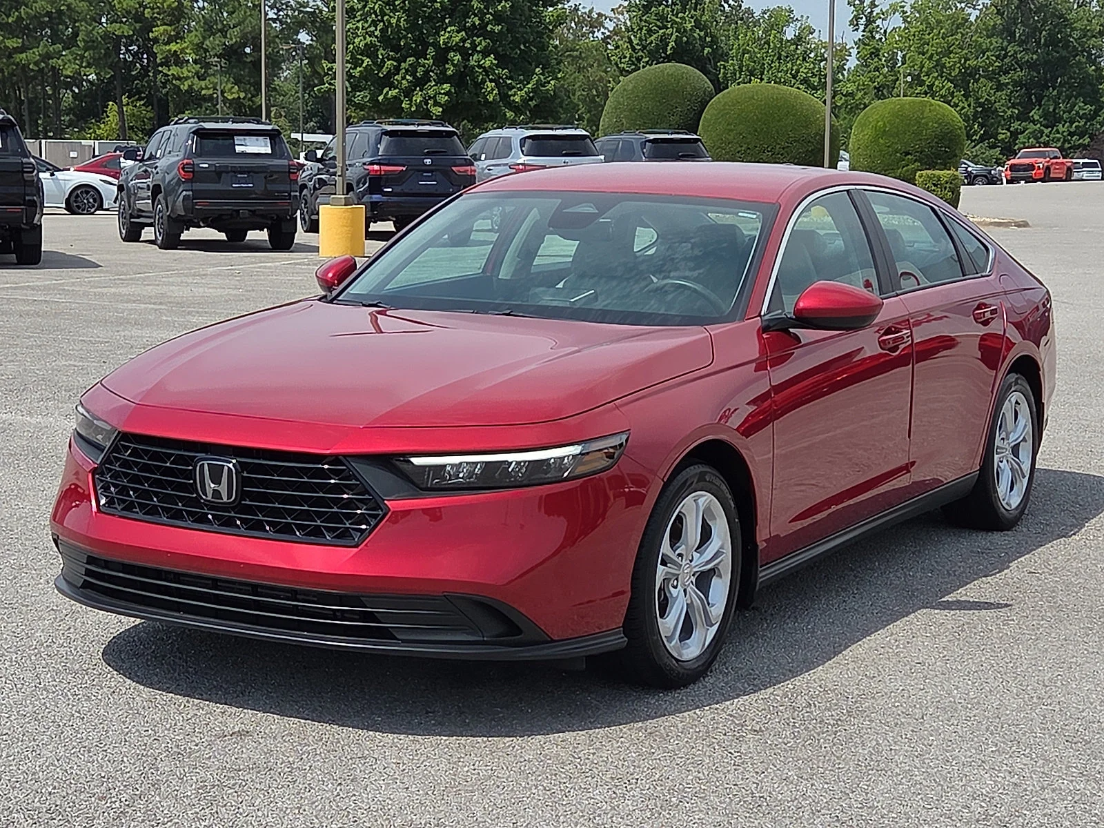 Used 2024 Radiant Red Metallic Honda LX image 2