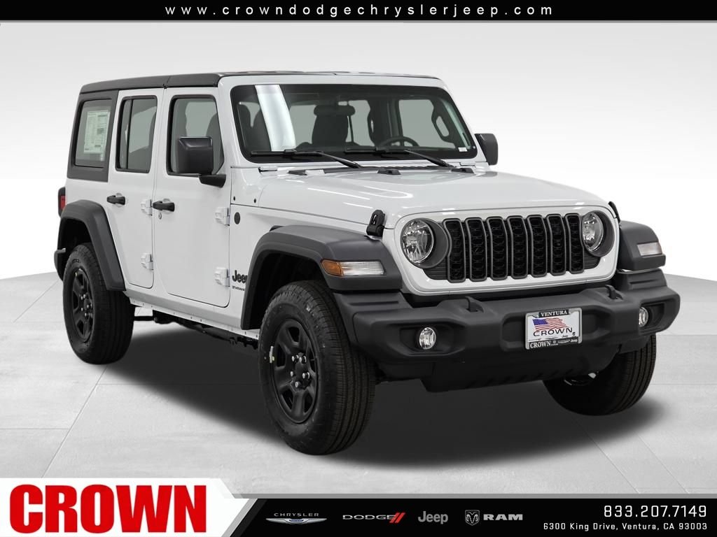 New 2026 Bright White Clear-Coat Exterior Paint Jeep Sport image 3