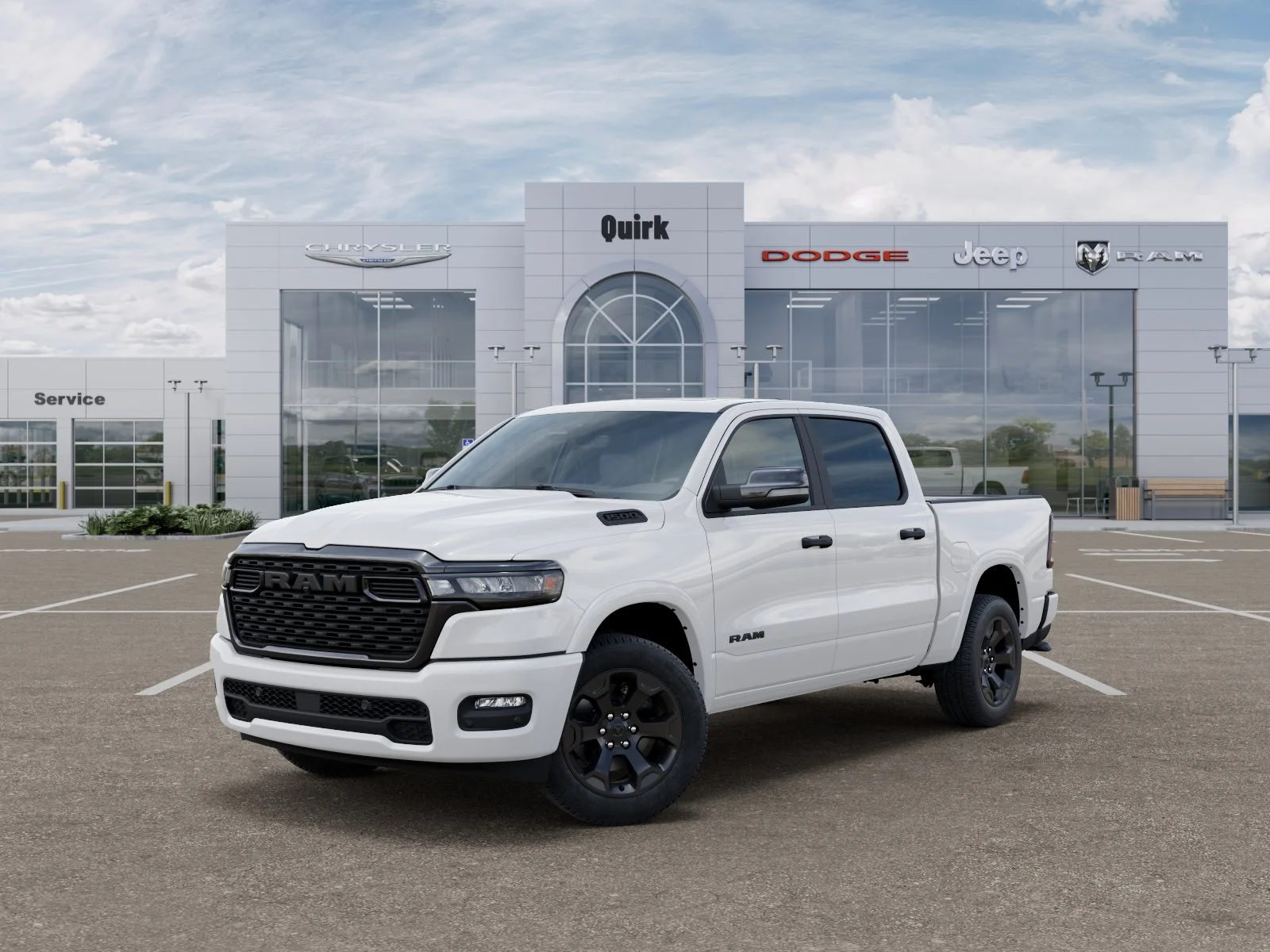 New 2027 Bright White Clear-Coat Exterior Paint RAM Big Horn image 27