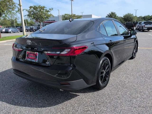 Certified Used 2025 Black Toyota LE image 4