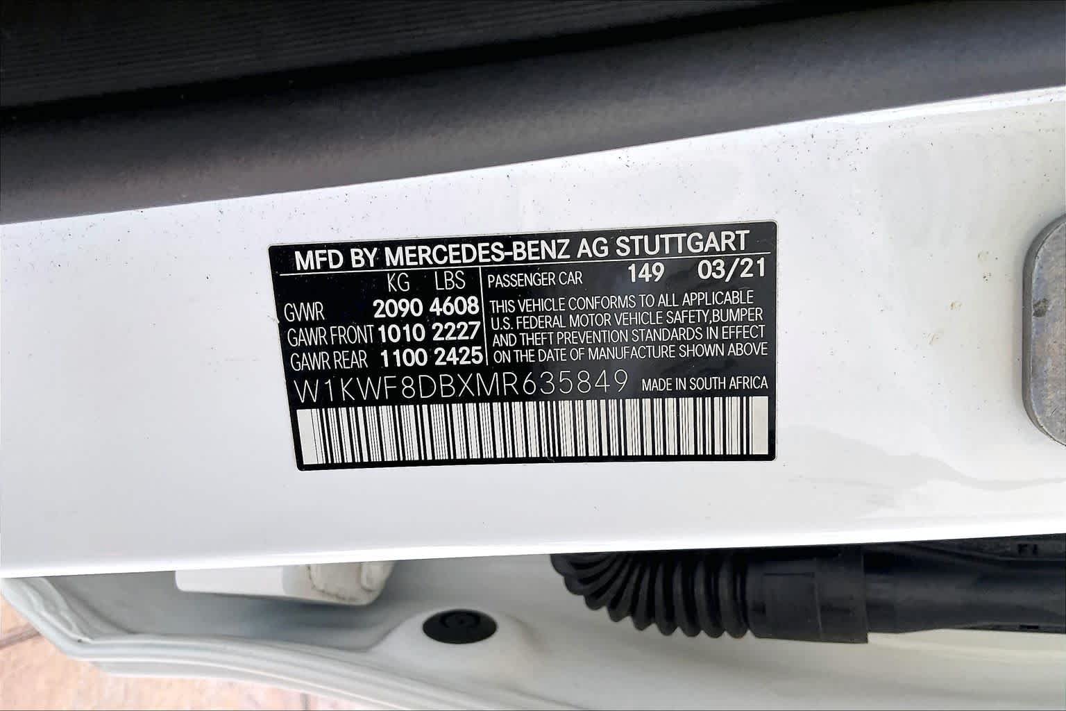 Used 2021 Polar White Mercedes-Benz C 300 image 34
