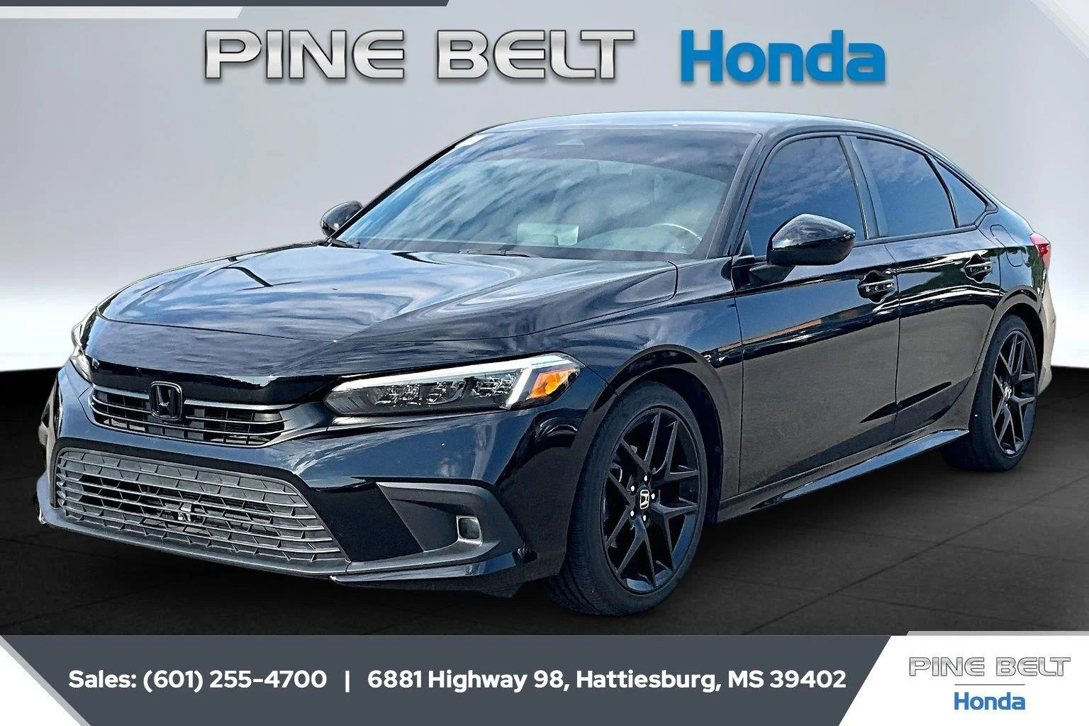 Used 2023 Crystal Black Pearl Honda Sport image 1