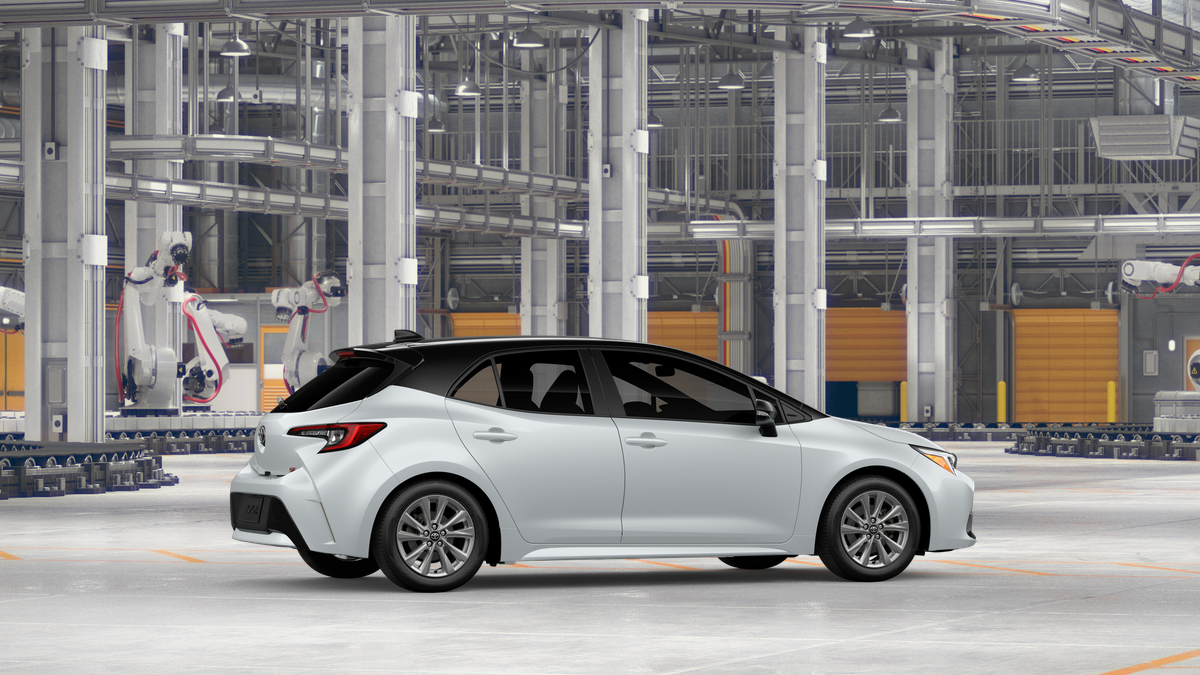 New 2027 Wind Chill Pearl with Black roof Toyota SE image 11