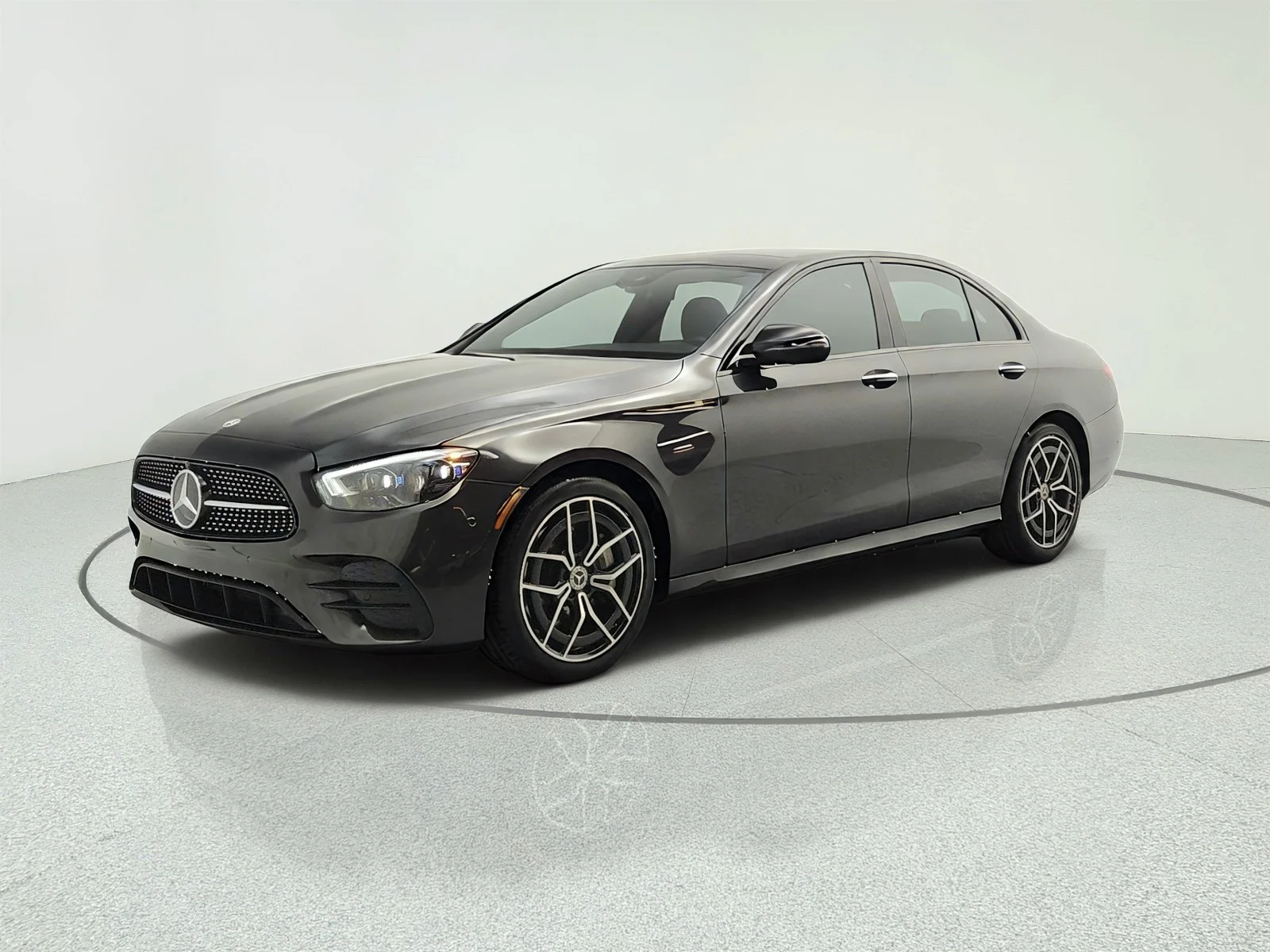 Used 2021 Graphite Grey Metallic Mercedes-Benz E 350 RWD Sedan image 1