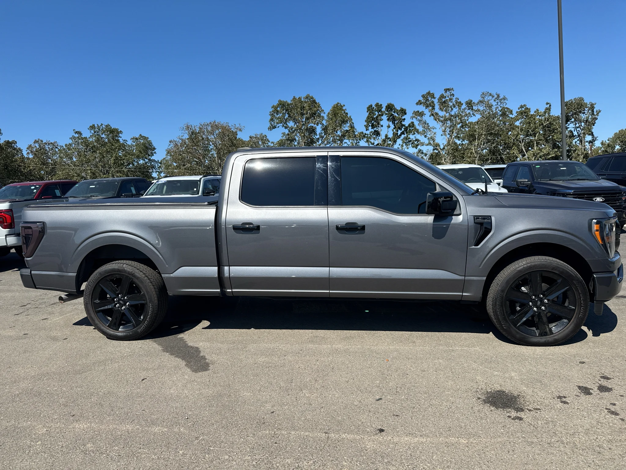 Used 2023 Carbonized Gray Metallic Ford XLT image 4