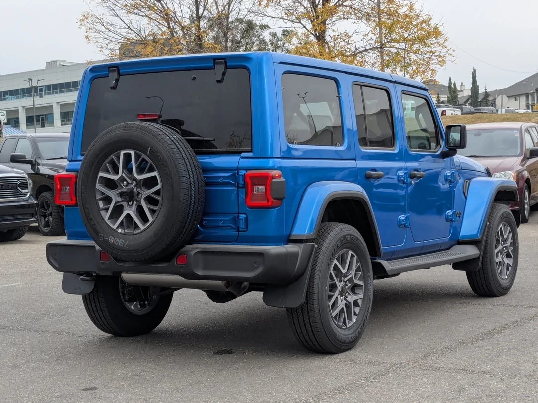 New 2025 Blue Jeep Sahara - - 4x4 - Adaptive Cruise - 12.3inch Display - Blind Spot Mon & More! image 8