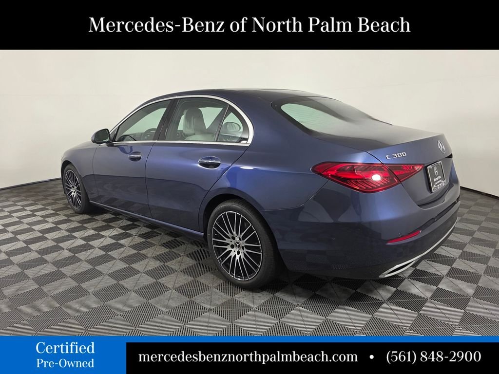 Certified Used 2025 Blue Mercedes-Benz C 300 image 4