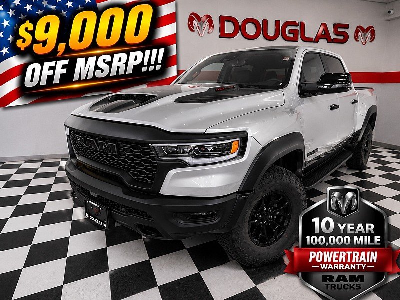 New 2026 Silver Zynith Exterior Paint RAM RHO 4x4 Crew Cab 5