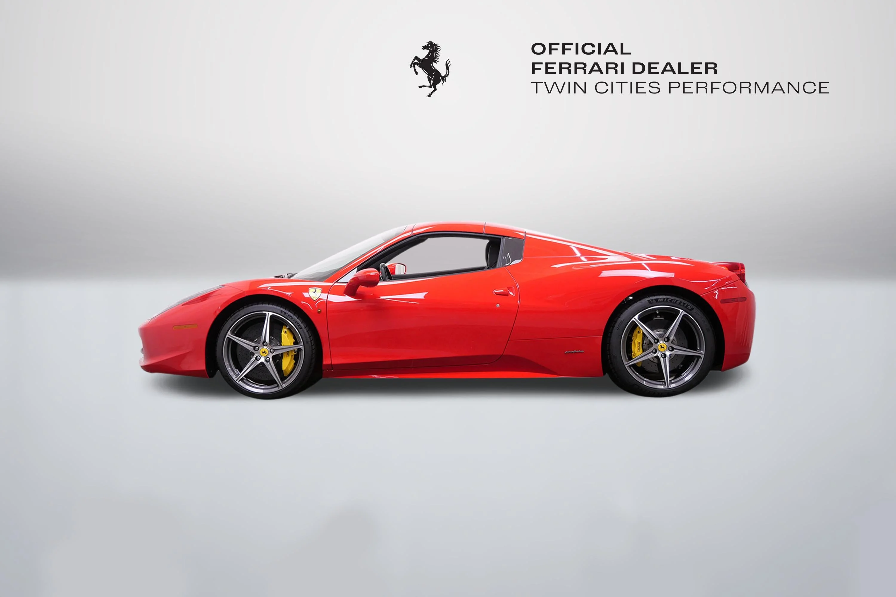 Certified 2015 Ferrari 458 Spider Base with VIN ZFF68NHA0F0206510 for sale in Minneapolis, Minnesota