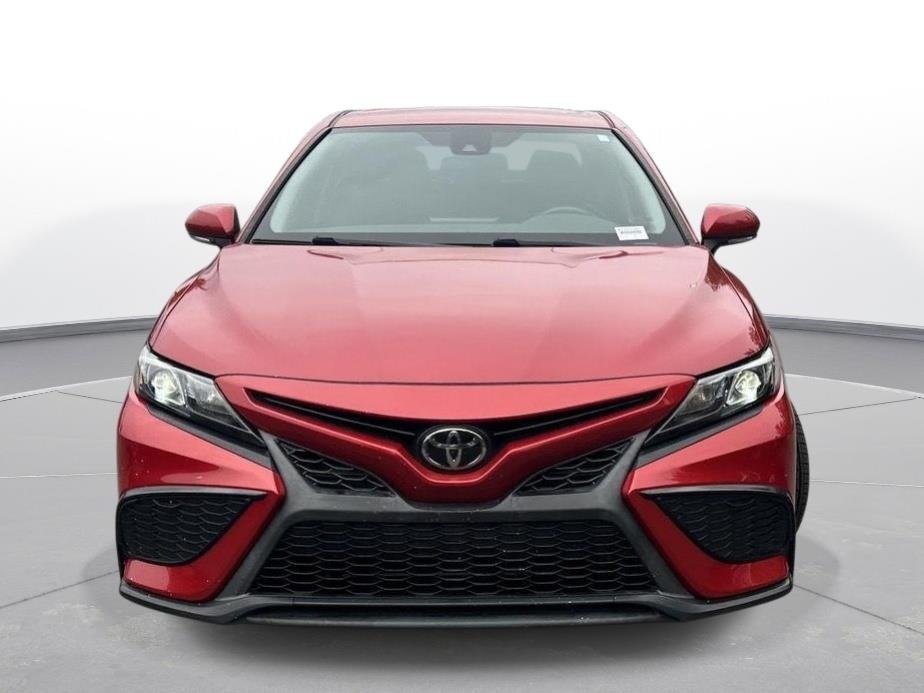 Certified Used 2022 Supersonic Red Toyota SE image 3