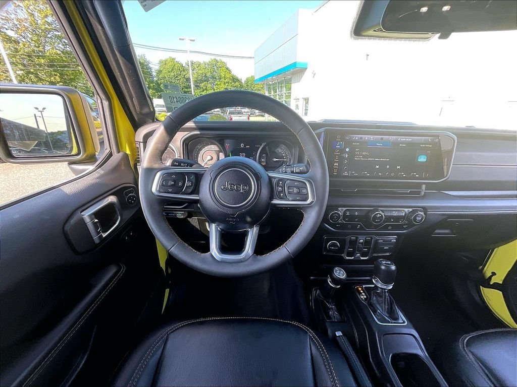 Used 2024 Yellow Jeep Sahara 4xe image 17