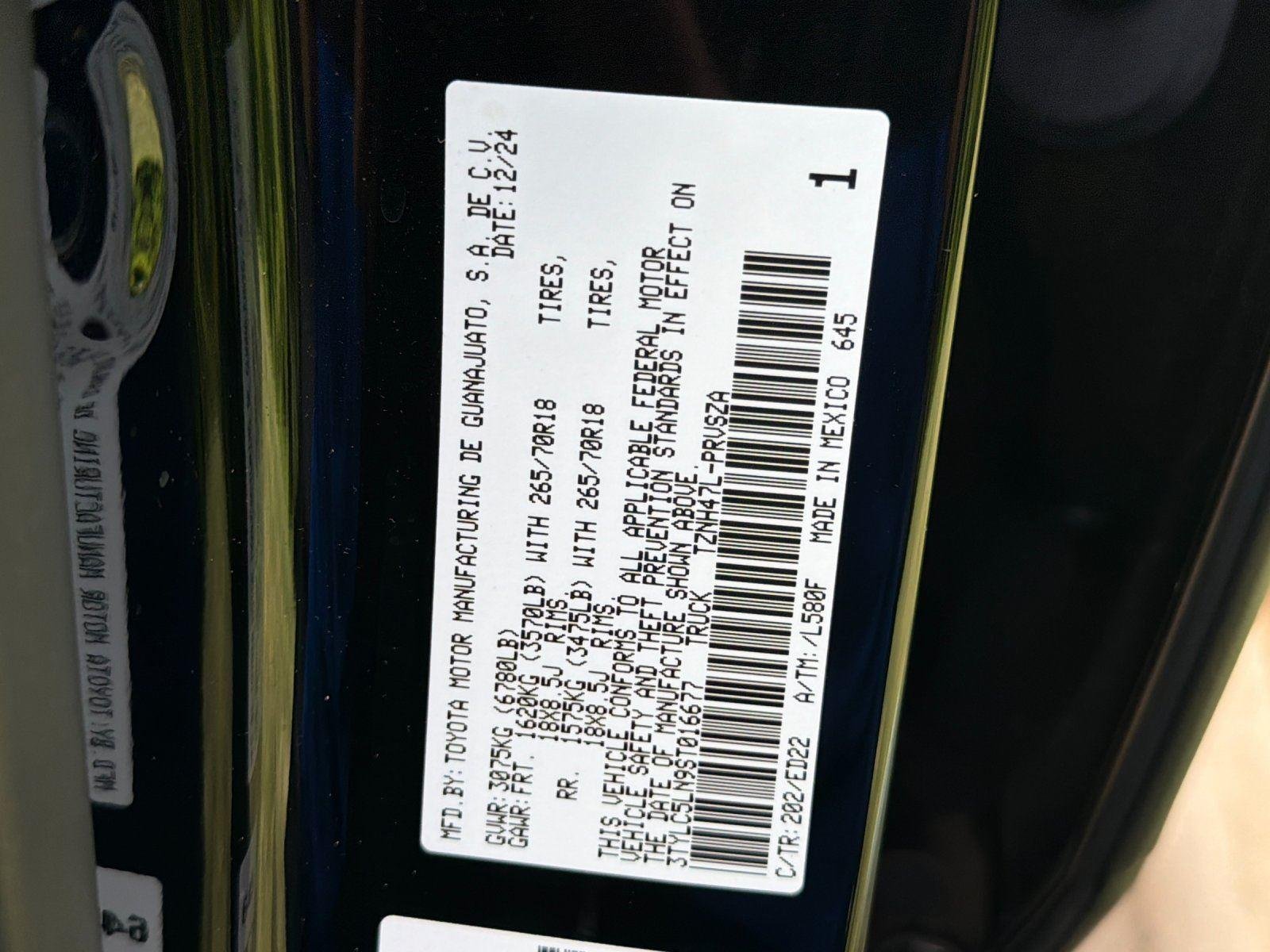 Used 2025 Black Toyota TRD Pro HV image 12
