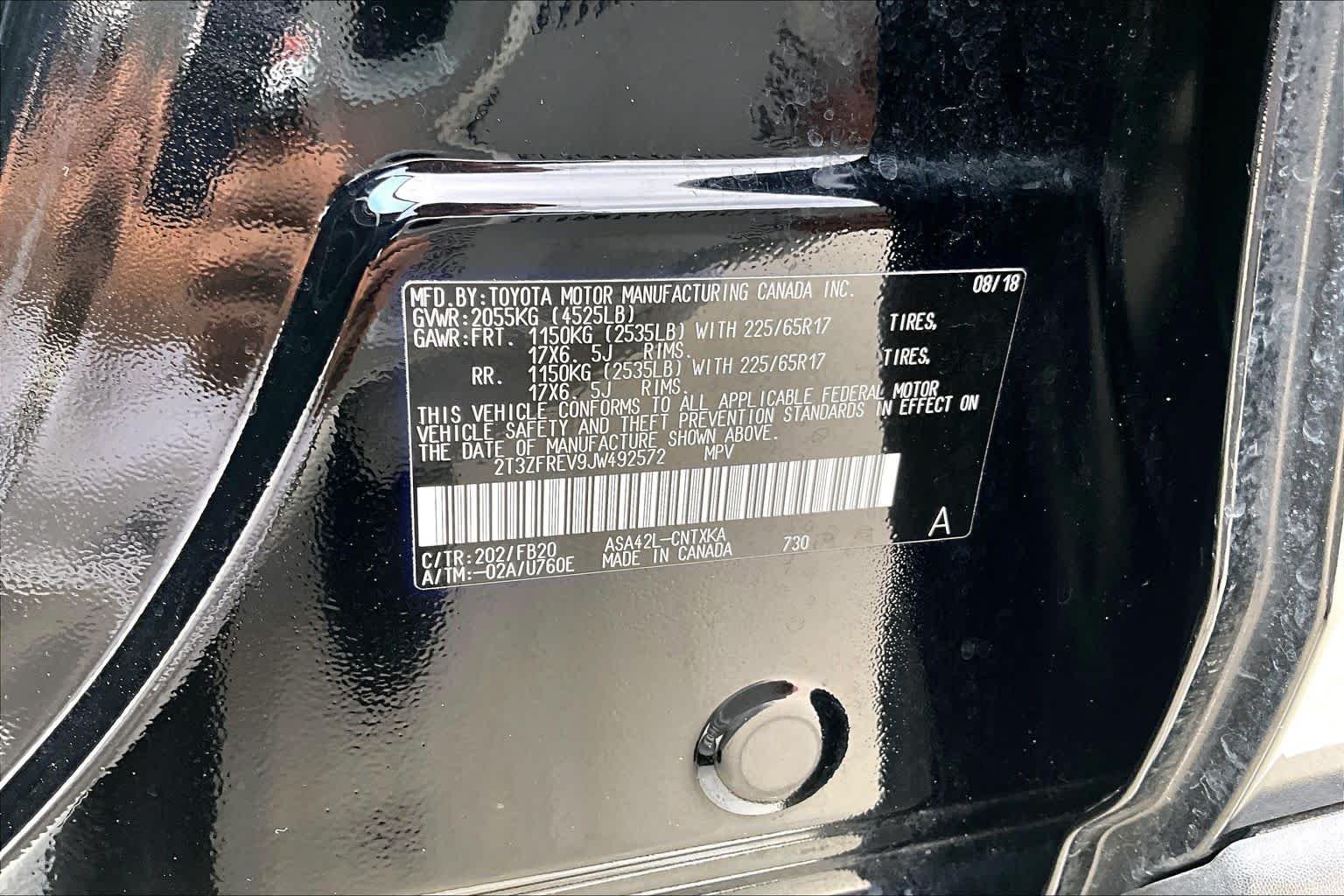 Used 2018 Black Toyota LE image 34