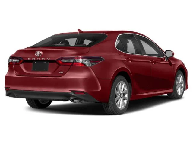 Used 2021 Ruby Flare Pearl Toyota LE image 2