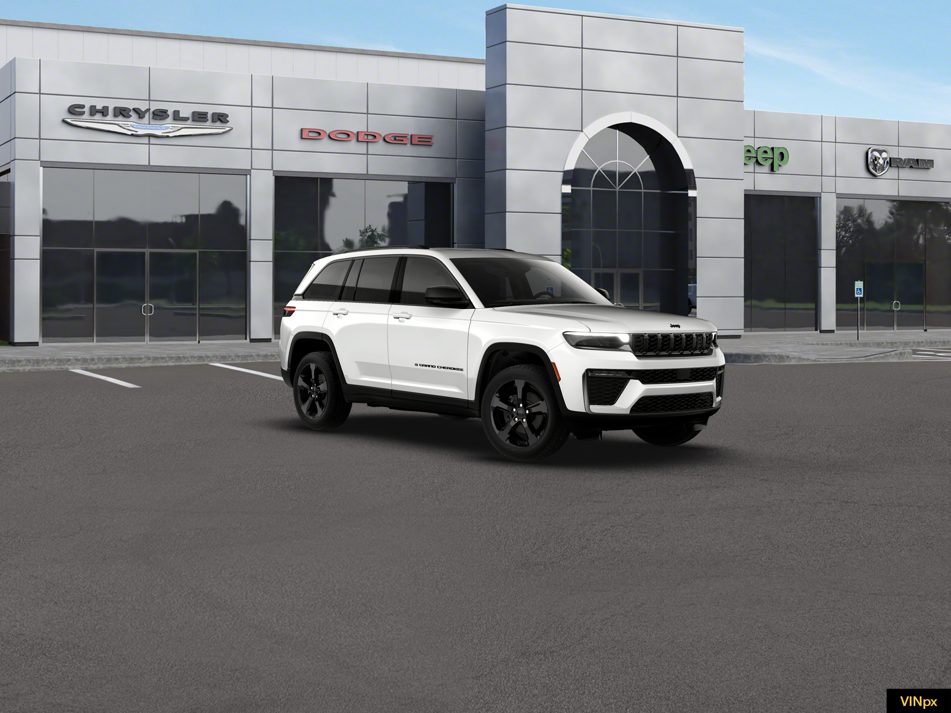 New 2026 Bright White Clear-Coat Exterior Paint Jeep Limited image 37