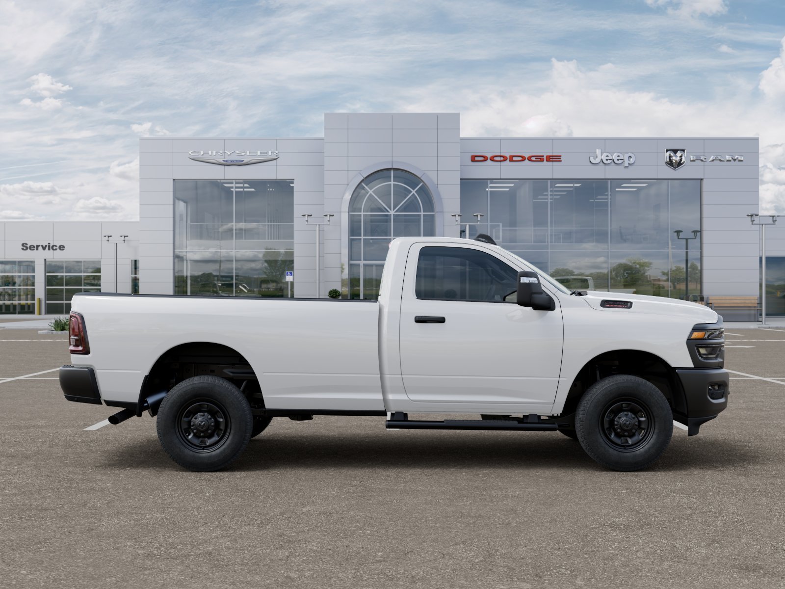 New 2026 Bright White Clear-Coat Exterior Paint RAM Tradesman image 29