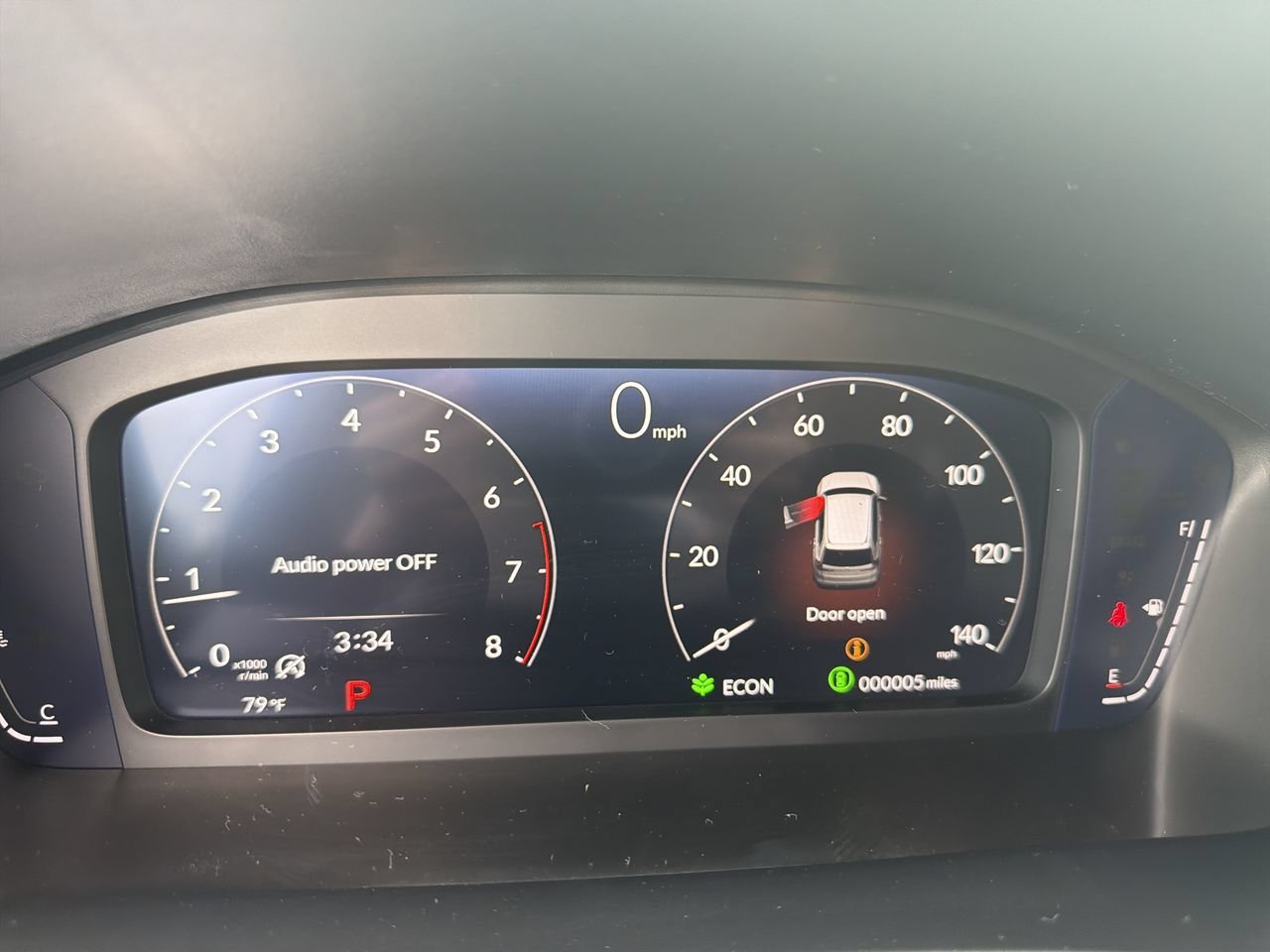 New 2027 Canyon River Blue Metallic Honda EX-L AWD image 15
