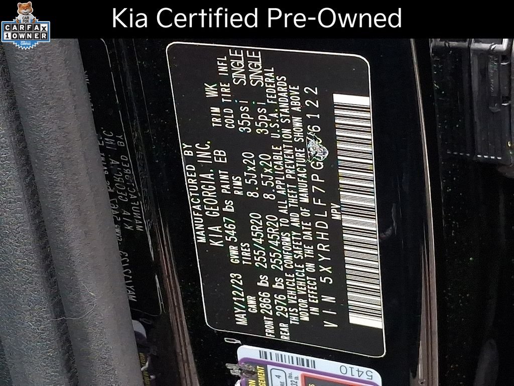 Certified Used 2023 Black Kia X-Line EX image 29