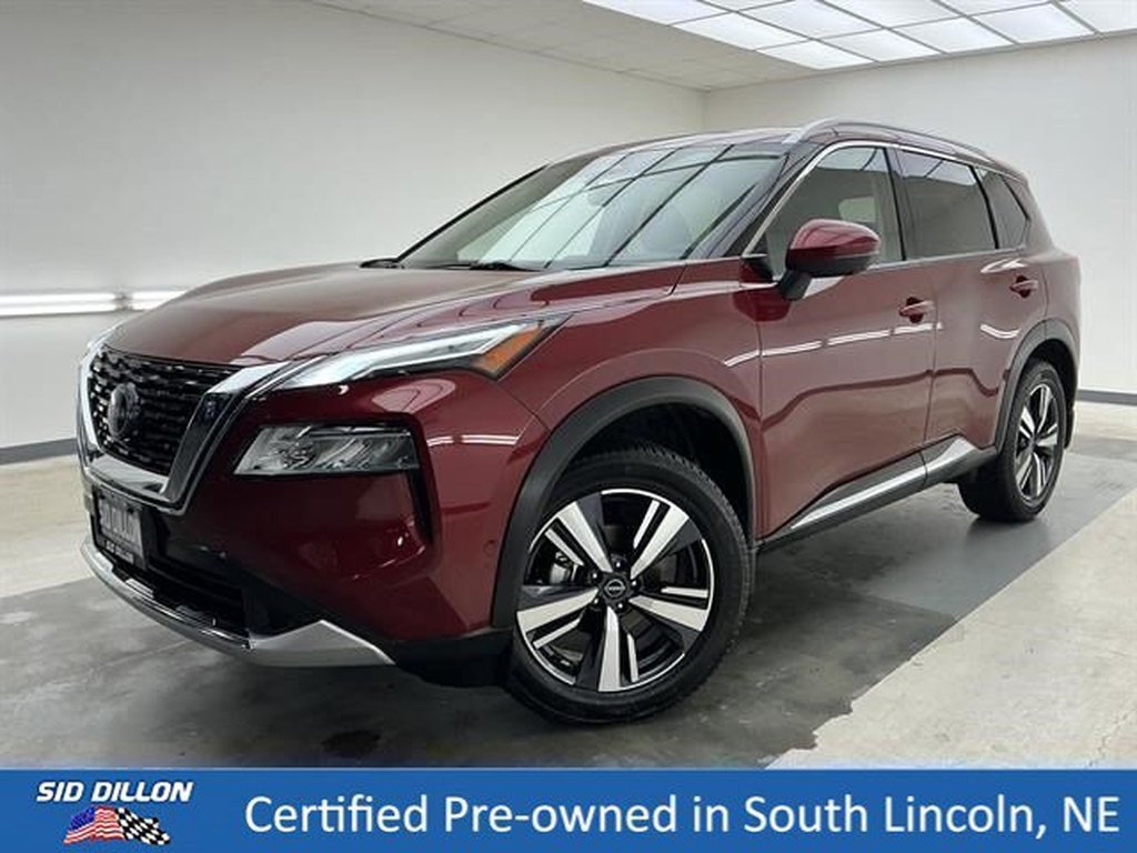 Used 2023 Scarlet Ember Tintcoat Nissan Platinum image 1