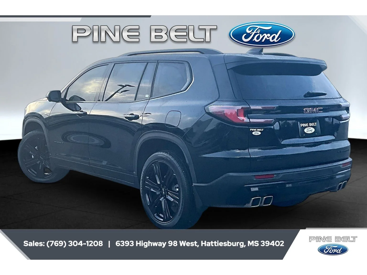 Used 2025 Ebony Twilight Metallic GMC FWD Elevation image 2