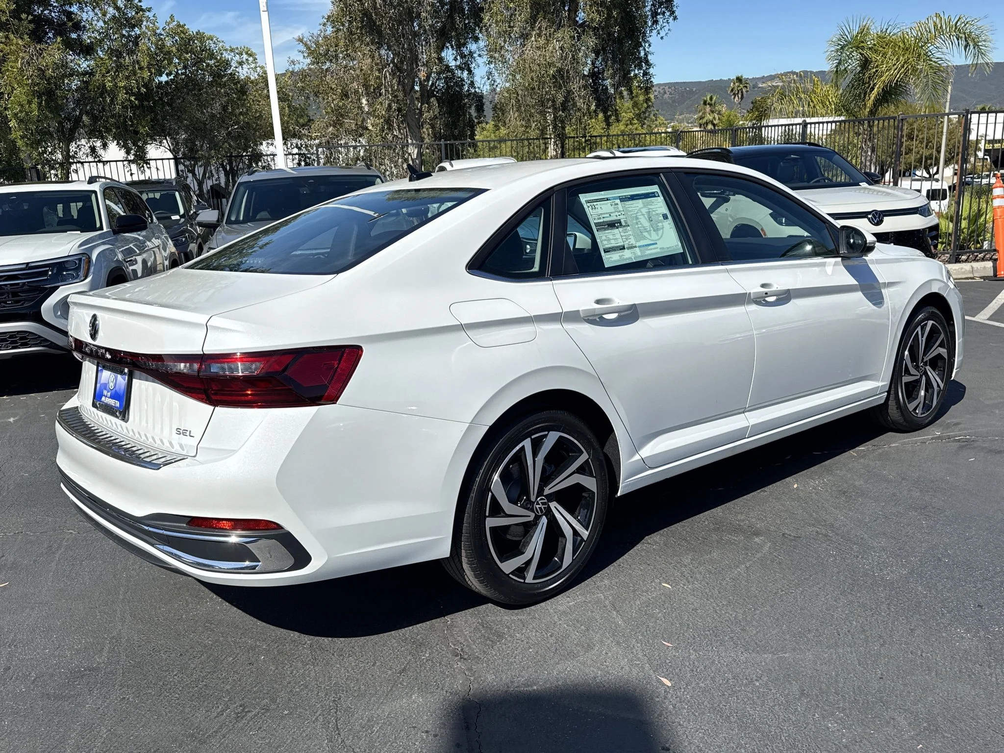 New 2026 Opal White Pearl Volkswagen SEL image 8
