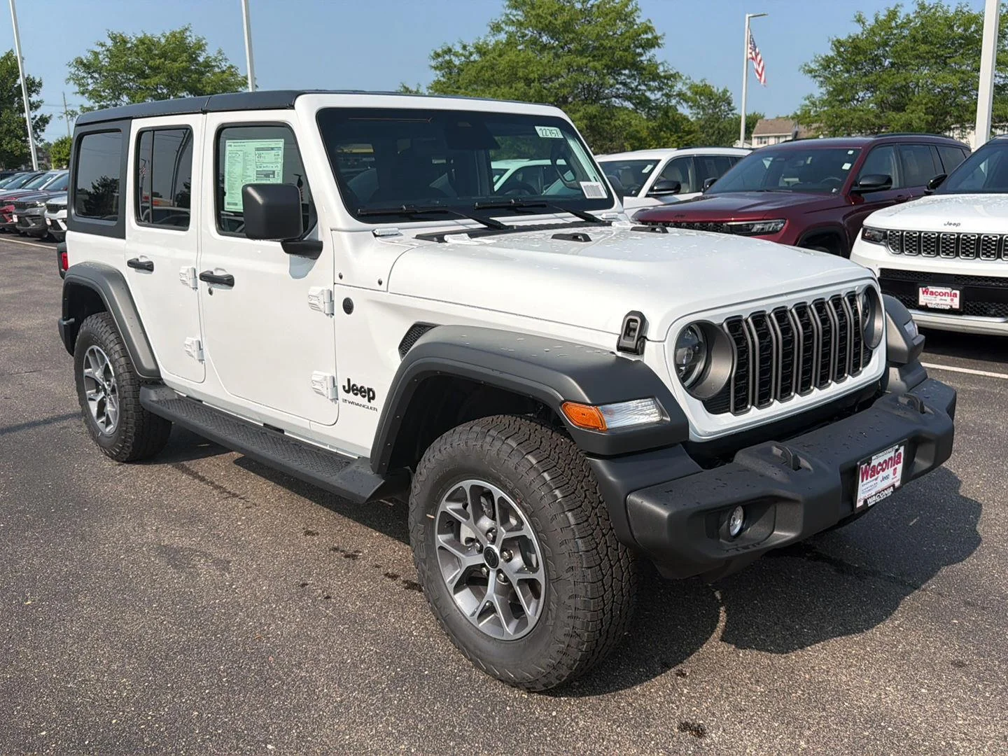 New 2026 Bright White Clearcoat Jeep Sport S image 2