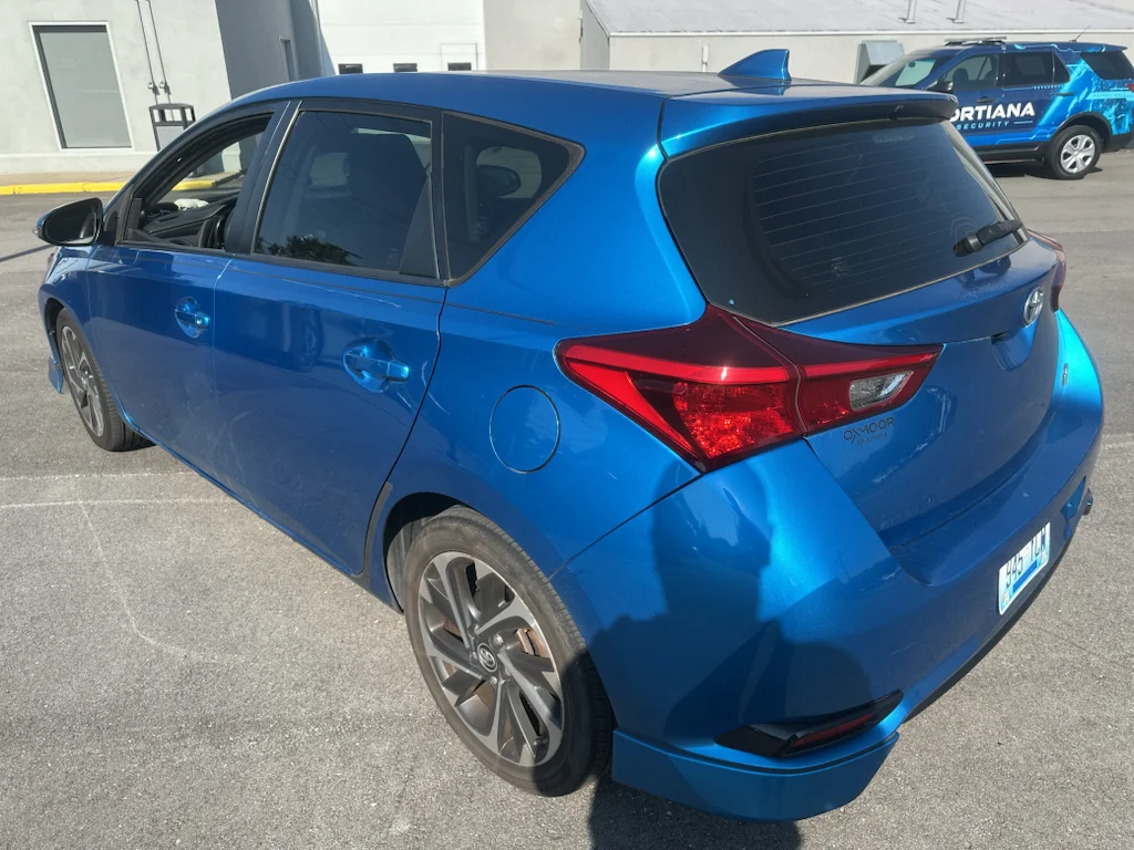 Used 2017 Electric Storm Blue Toyota Base (CVT) image 4
