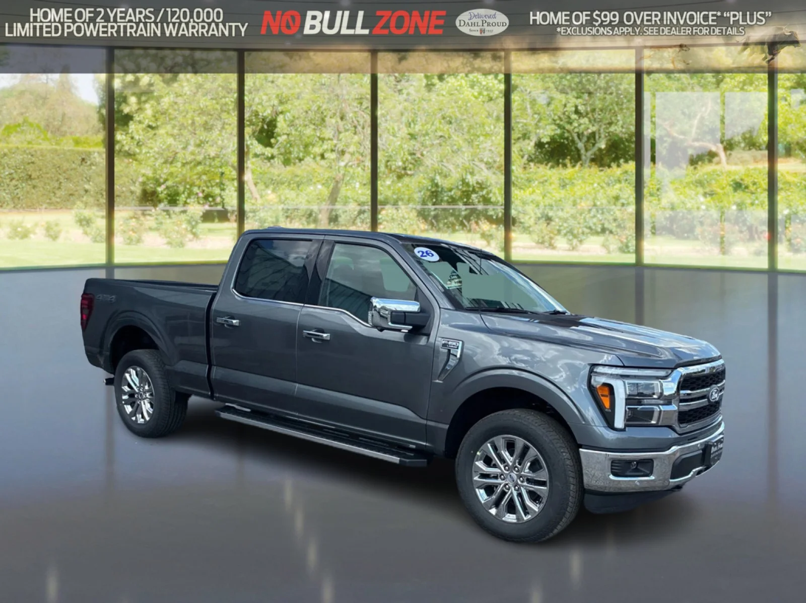 New 2026 Carbonized Gray Metallic Ford Lariat® image 7