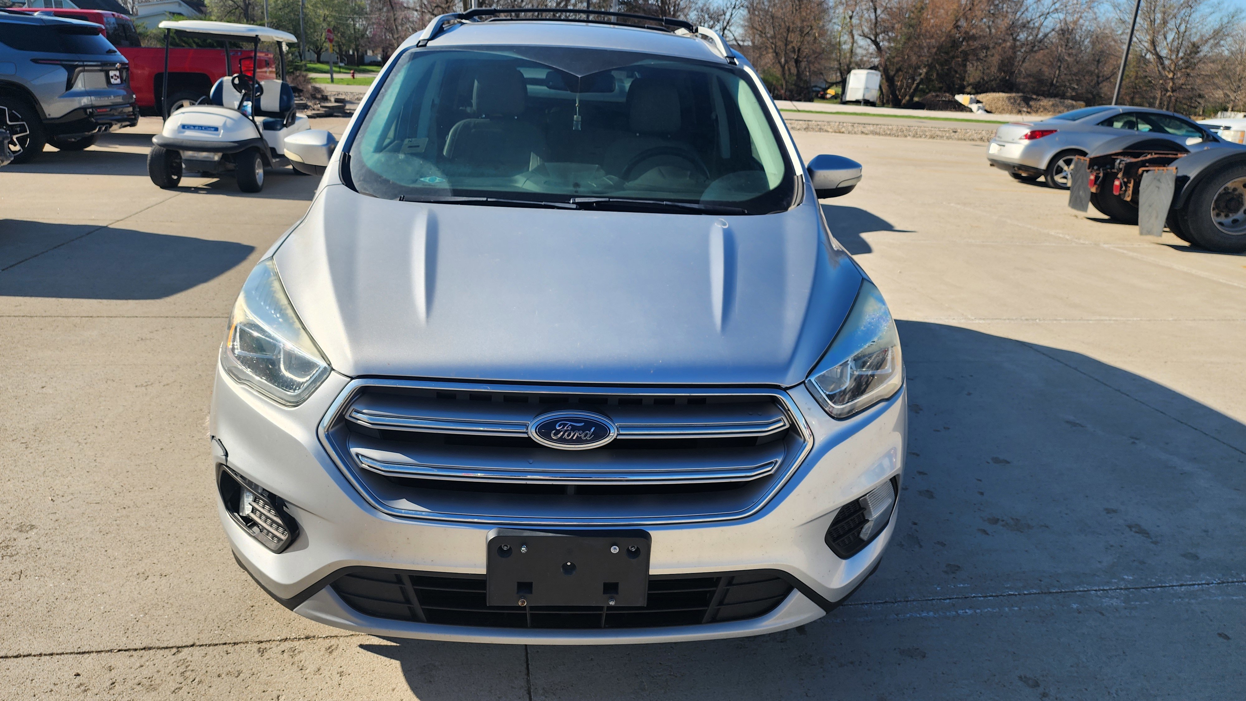 Used 2017 Ford Escape Titanium with VIN 1FMCU9JD9HUB82949 for sale in Lake City, IA