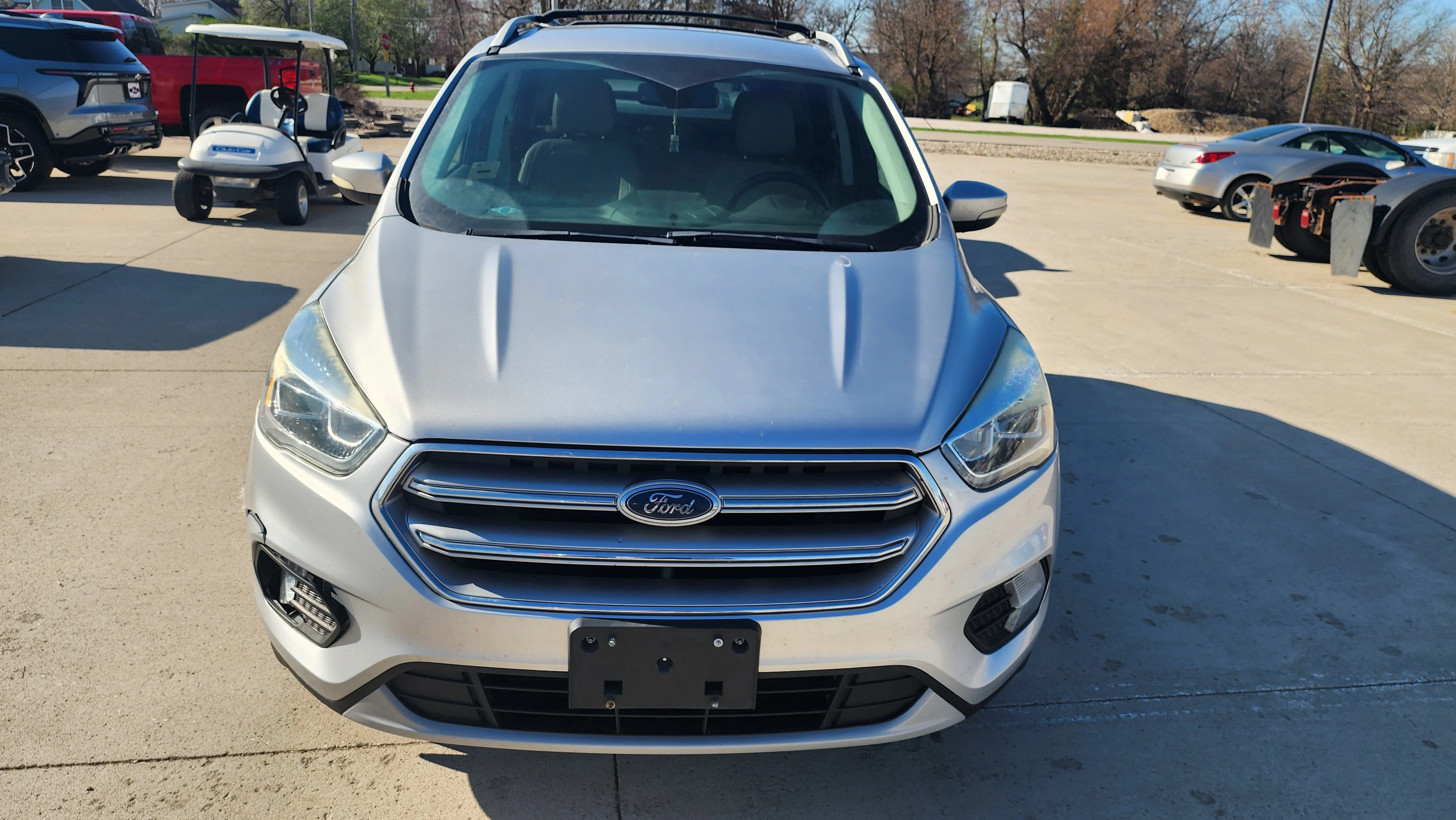 Used 2017 Ford Escape Titanium with VIN 1FMCU9JD9HUB82949 for sale in Lake City, IA