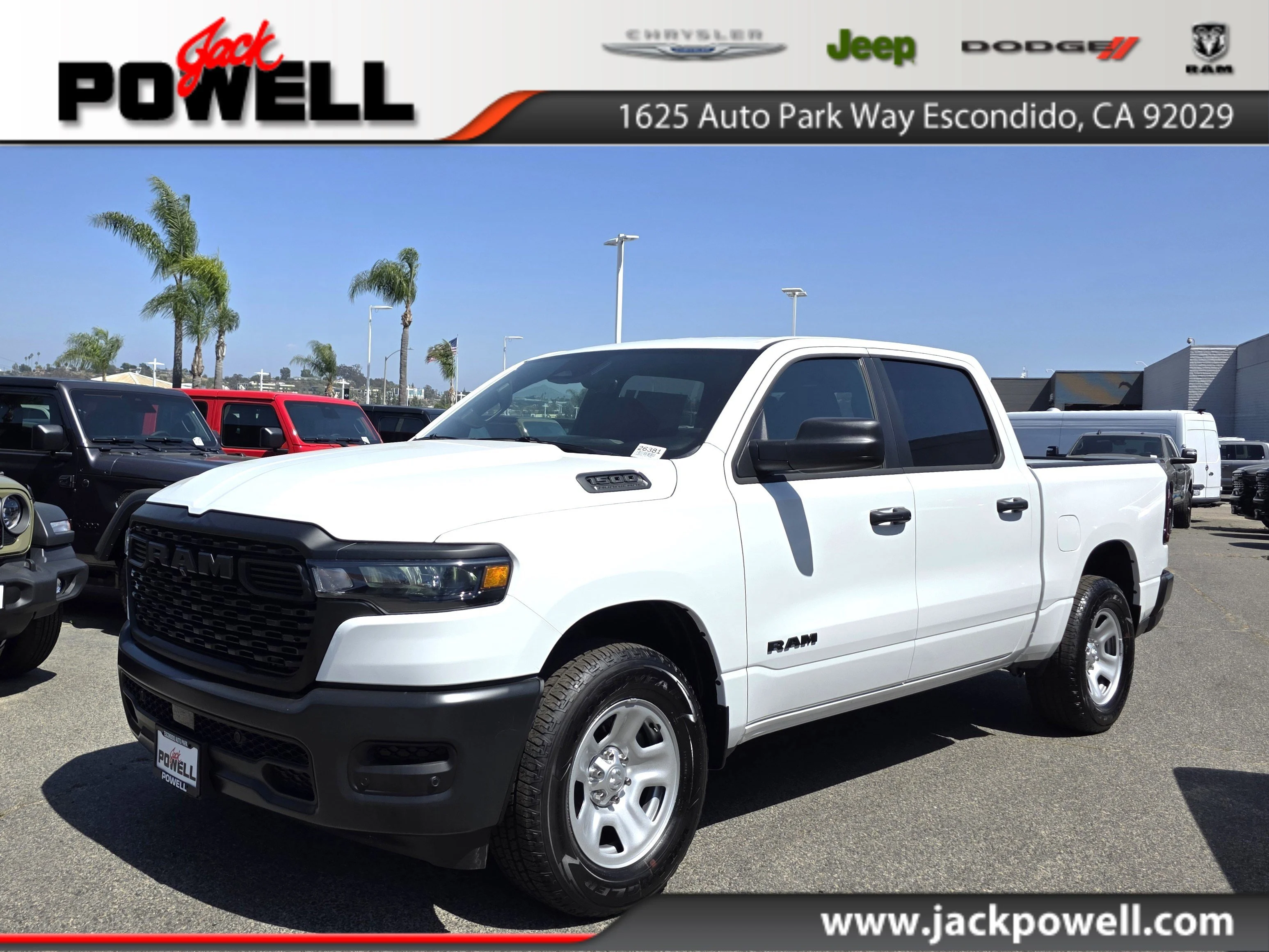 New 2026 Bright White Clearcoat RAM Tradesman image 1