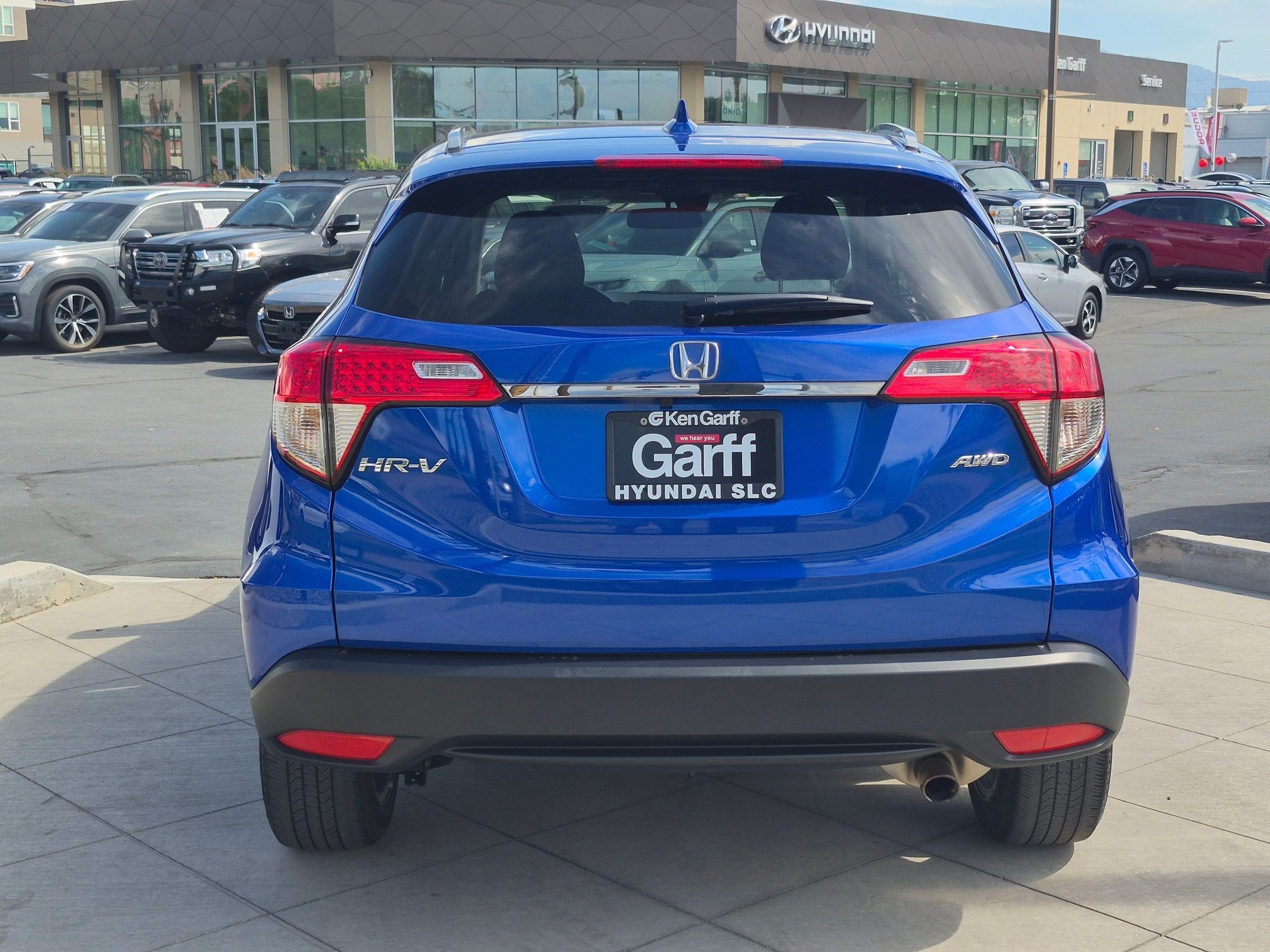 Used 2021 Aegean Blue Metallic Honda EX image 4